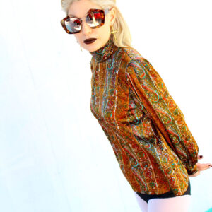 Rich Chocolate Mousse Blouse