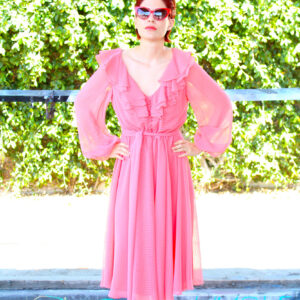 Peach Cobbler Pie Dress