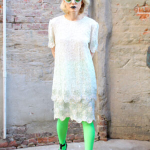 Lady Green Leaf Dress